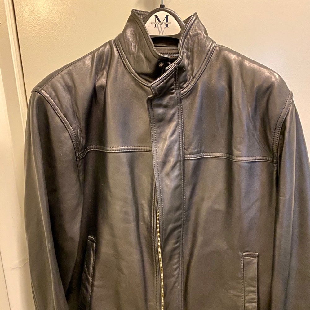 Roundtree & Yorke Leather Jacket